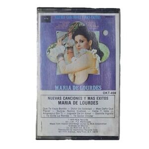 MARIA DE LOURDES NUEVAS CANCIONES Y MAS EXITOS PEPE VILLA Cassette Tape 1975 Vtg